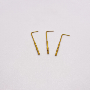 0.65x27mm rightangle Fiber Optic Connector Contact Medical Equipment Connector Contact Pin