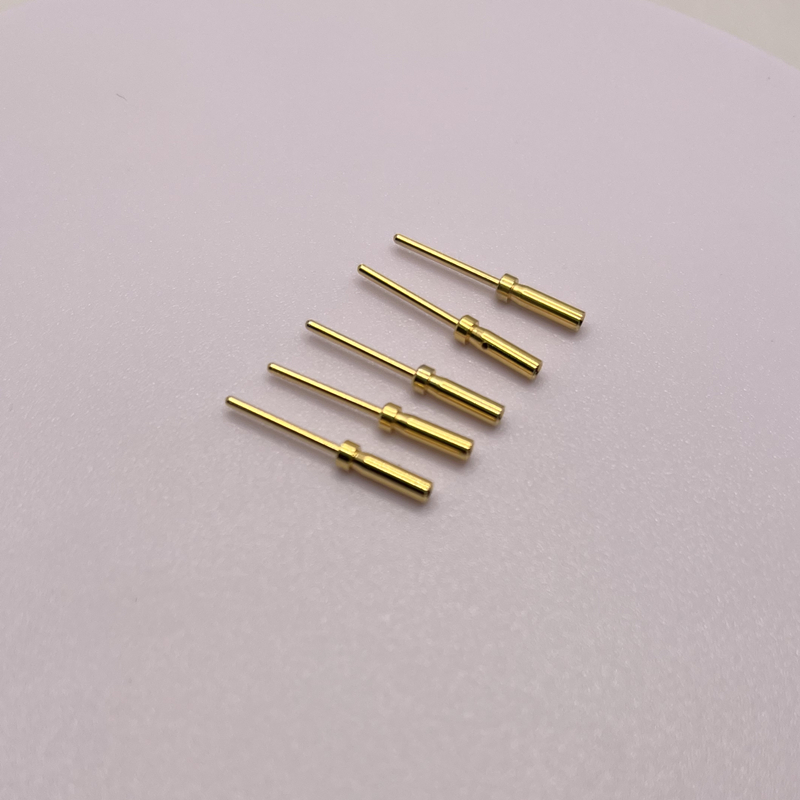 0.98x20.20mm Fiber Optic Connector Contact Pin Medical Equipment Connector Contact Pin