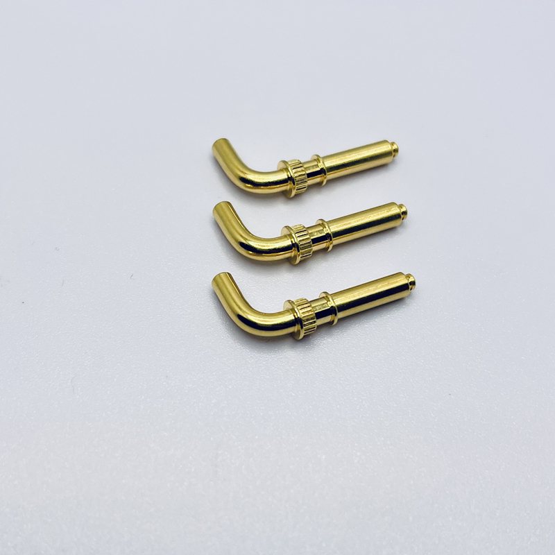 Aerospace signal connector contact 3.6x19mm rightangle pins